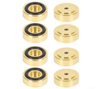 8 patas de latón para tabla de cortar con almohadillas de goma antideslizantes para elevar y estabilizar tablas de preparación de cocina y superficies de servir