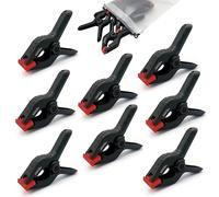 8 Pcs Abrazaderas De Resorte Nylon, 3.5 Pulgadas Pinzas De Clips, Abrazaderas De SujecióN Con Resorte MandíBulas Giratorias,Con Amplia Apertura De Mordaza, Para Fondo De FotografíA, CarpinteríA