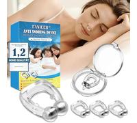 8 pcs Antirronquidos Nariz, Dilatadores Nasales Anti-Ronquidos de Silicona, Dilatador Nasal Anti Ronquidos Clips Nasales Magnéticos, Mejora la Respiración para ayudar a Dormir