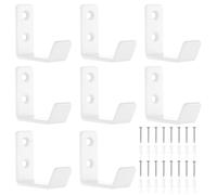 8 Pcs Gancho Pared, Colgadores Ganchos Pared blancosGanchos Percheros Pareds, Ganchos para Colgar Ropa Sombreros Bolsos Tazas Llaves en Dormitorios Baños Cocinas Salones Pasillos (Pequeños)