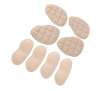 8 PCS INTERRUTOS DE COJO DEL TELO FUNTOOT No Es resbalón. Medido DE Zapato DE Zapato Adhesivo Adhesivo Lineros para Zapatos Demasiado Grandes, Material DE Tela Elástico, (color