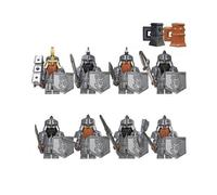 8 pcs Lord of the Rings building block doll dwarf series leader warrior building block minifigure