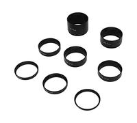 8 PCS M48X0.75 Kit de Tubo de Extensión de Longitud, 3 Mm 5 Mm 7 Mm 10 Mm 12 Mm 15 Mm 20 Mm 30 Mm Tubo de Extensión Roscado M48 para Fotografía de Telescopio Astronómico