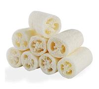 8 PCS Natural Loofahs Loofah Sponges Loofah Spa Exfoliante Exfoliante Gel de baño Esponja Quitar la piel muerta para el spa Ducha corporal Cuidado diario de la piel