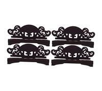 8 PCS Organizadores de la oficina china Rack Japonés para el titular de plegado Base Descripción de la casa El estilo de los ventiladores de ventiladores de estilo vintage Soporte de almacenamiento