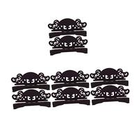 8 PCS Organizadores de la oficina china Rack Japonés para el titular de plegado Base Descripción de la casa El estilo de los ventiladores de ventiladores de estilo vintage Soporte de almacenamiento