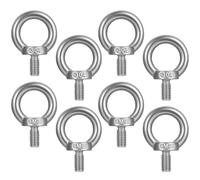 8 Pcs Perno de Ojo de Elevación, Tornillos Ojo Elevación de acero inoxidable 304, argollas acero inoxidable cáncamos para equipos de elevación residenciales y de ingeniería (M8)