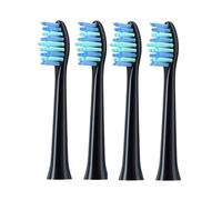 8 Pcs Replacement Brush Heads For Toothbrush Head Teeth Cleaner And With Dust Cover(Black)