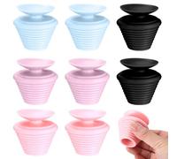 8 Pcs Tapones Universales, Tapones Lavabo Baño, Tapón Desague Lavabo, Tapon de Drenaje de Goma para Fregaderos de Cocina, Desagües, Lavabos y Bañeras (4 Colores)