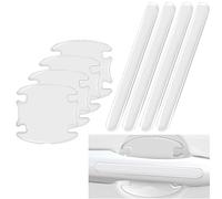 8 Pcs Transparente Adhesivo Películas Protectoras para Manijas Coche, para Abarth 595 695 595C 124 Spider Grande Punto Abarth 500C Monster Película Protección Pintura