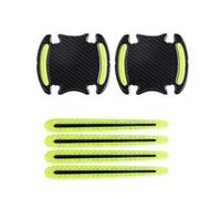 8 Pegatinas Reflectantes para manija de Puerta de Coche, Pegatinas Protectoras, Pegatinas Reflectantes antiarañazos para Superficie de Pintura de manija de Puerta, Accesorios para Coche.