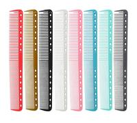 8 peines de corte de pelo, peines profesionales de carbono para estilistas, multifunción, adecuado para corte de pelo de hombres y mujeres (varios colores)