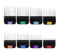 8 peines profesionales de acero inoxidable para animales para peluqueros de mascotas de hoja desmontable estilo A5, compatibles con cortaúñas Wahl KM Series Andis AG BG Oster Classic 76 A5 A6