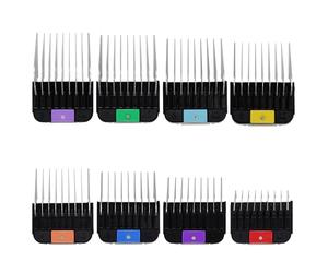 8 peines profesionales de acero inoxidable para animales para peluqueros de mascotas de hoja desmontable estilo A5, compatibles con cortaúñas Wahl KM Series Andis AG BG Oster Classic 76 A5 A6