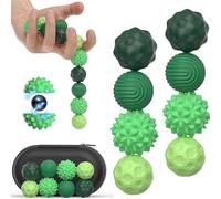 8 Pelota Antiestres Juguetes Sensoriales, Pelota Antiestres, Bolas MagnéTicas De AcupresióN, Bubble Sensory Fidget Toy, Pelota De DescompresióN por FriccióN para Aliviar La Ansiedad, NiñOs Y Adultos