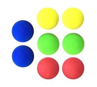 8 pelotas de espuma, softball, pelotas de playa, pelotas de malabares, pequeñas bolas de softball para niños, 6 cm de diámetro, bolas de espuma adecuadas para juegos y actividades en interiores y
