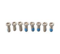 8 pernos de cadena de bicicleta de carretera, tornillos de manivela de acero inoxidable para SRAM Rival AXS Red Force 12 velocidades, instalación T20, color plateado