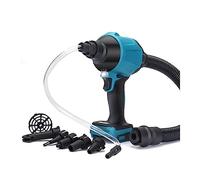 8 piezas 1000 W 45000 rpm soplador de polvo inalámbrico, inflador función de vacío soplador de juguete multifunción for batería de 18 V