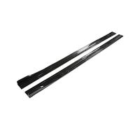 8 Piezas 2m/2,18m Coche Universal Extensión De Faldón Lateral Balancín Separador De Labios Alerón De Parachoques MENSUNUBNM(2.18m 3)