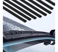 8 Piezas 800mm Gomas de Limpiaparabrisas de Repuesto, Coche Universal Parabrisas, Escobillas Traseras Automotrices, Compatible con todos los limpiaparabrisas, Recortables