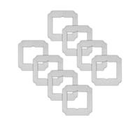 (8 piezas) Almohadillas de mopa de repuesto compatibles con el robot limpiador de ventanas ECOVACS Winbot Mini, referencia W-CC02-0012, paños de mopa lavables de repuesto