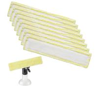 8 piezas Almohadillas de Recambio para Aspiradoras de Ventanas Kärcher,Accesorios para Aspiradoras de Ventanas,Funda de Microfibra de Recambio para Mopa,para Kärcher WV2 WV5