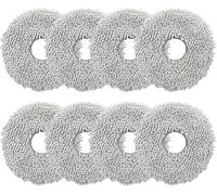 8 Piezas Almohadillas para Trapear, Almohadillas Limpieza Lavable Microfibra Kit de Reemplazo de Accesorios para Aspiradora, Mopas de Recambio para L10S Pro/L10 / L10s Ultra Robot Aspirador