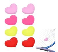 8 Piezas Amortiguador de Raqueta de Tenis, Tenis Amortiguador de Silicona, Amortiguador de Tenis, Accesorios de Tenis Coloridos, Para Raquetas de Tenis y Bádminton antivibrador raqueta tenis