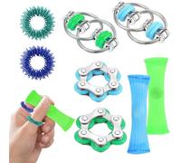 8 Piezas Antiestres Juguetes Ansiedad Alivio del Estrés Juguete Mejora el Enfoque Fidget Toy Tdah Juguetes para Niños Adultos Pacientes Ansiosos Alta Presión de Trabajo
