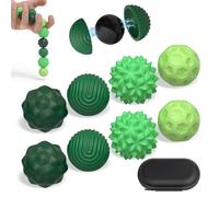 8 Piezas Bolas Magnéticas Antiestrés, Juguetes magnéticos antiestrés, Bola de Acupresión Magnética, Magnetic Fidget Balls, Juguete Antiestrés y Ansiedad para Adultos y Niños (Verde)