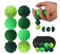 8 Piezas Bolas Magnéticas Antiestrés, Juguetes Sensoriales, Magnetische Fidget Toys, Bolas Magnéticas de Silicona, Juguete Antiestrés y Ansiedad para Adultos (Verde)
