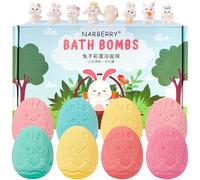 8 Piezas Bombas de Baño para Niños,Set Regalo de Bolas de Baño con Juguete Sorpresa en Interior,Efervescentes Bombas Baño, Sales de Baño Spa Baño Burbujas,Regalo Cumpleaños Niños y Niñas
