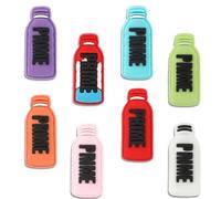 8 Piezas Botella Charms para Crocs, Prime Decoración de Zapatos Accesorios Decoración Zapatos Multicolores Manualidades DIY Bonitos Dijes de Bebidas Deportivas para Croc