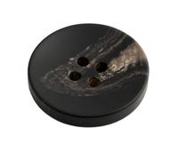 8 piezas botones redondos de resina con patrón de 15mm, 18mm, 21mm, 25mm, 28mm y 30mm, Café, 15mm - 8 piezas