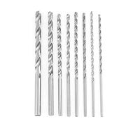 8 Piezas Broca helicoidal de cola recta extralarga Brocas para Madera mechas helicoidales de acero de alta velocidad diámetros de 4-10 mm, longitud de 200mm para taladrar la madera herramientas