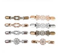 8 Piezas Broches para Ropa Mujer Vintage, Clips de Cárdigan Retro con Cierre Antideslizante, Imperdibles Decorativos para Vestidos, Chales y Chaquetas, Accesorios de Ropa Mujer para Boda y Fiesta