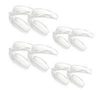 8 Piezas Bruxismo Dental Noche, amaños Protector Bucal para Dormir, Ferula Descarga Bruxismo, Férulas Dental Moldeable, Protector Bucal Para Dormir, Material Termoplástico de Calidad Alimentaria