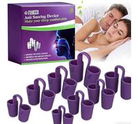 8 Piezas Clip Nasal Anti Ronquidos Para Dormir, Dilatador Nasal Reutilizable, Mejora La Respiración Y Reduce Ronquidos, Adecuado Para Uso Nocturno, Diseño Confortable