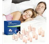 8 Piezas Clip Nasal Antirronquidos, Reutilizables Silicona Dilatadores Nasales, Fácil de Colocar y Quitar, Reduce los Ruidos del Ronquido, Para un Descanso Nocturno Mejorado