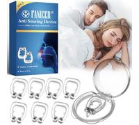 8 Piezas Clips magnéticos Anti-ronquidos,Clip Nasal Antirronquidos,Clips nasales de Silicona,Anti Ronquidos Clip Nasales Magnéticos,Dilatador de Silicona para Dormir Mejor,Reutilizable