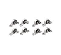 8 Piezas Cojinete de Brida de Carcasa de Cojinete 10mm KP000 Bloque de Cojinete de Bolas Cojinete de Bloque de Almohada para Piezas de Repuesto para