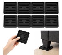 8 Piezas Cuadradas Posavasos Antideslizantes de Muebles Almohadillas Antideslizantes para Muebles Protectores de Suelo para Sillas Tazas Cuadradas de Goma para Cama Gabinete Sofá Silla Mesa Piano