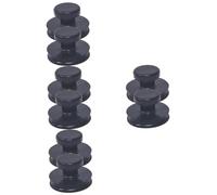 8 Piezas Cuenco Bodhisattva Mango Elevador Cuenco Tibetano Ventosa Accesorios para Cuenco Sonido Anillo de Meditación Cojín Cuenco Cantante Cojín Decoración Zen Adorno Negro Tapete para Cuenco Músi