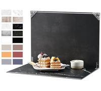 8 piezas de 16 patrones de mesa pequeño kit de fondo de alimentos para maquillaje, telón de fondo de fotos, fotografía de producto para fotografía de productos pequeños (tamaño pequeño 16.5 x 11.7