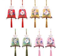 8 piezas de amuleto japonés de la suerte, amuleto japonés, amuleto de la suerte, bolsa de bendición, para plantas en maceta, espejos de coche, puertas