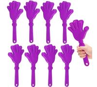 8 piezas de aplausos de mano de 7.5 pulgadas para hacer ruido de plástico, mini tablero de sonido de mano, recuerdos de fiesta, clacker para cumpleaños, juegos, baile, copa del mundo 2026, eventos