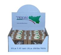 8 piezas de Bolsita de regalo de Cartón con Pastas de Almendra Sicilianas Artesanales, empaquetadas en porciones individuales sabores surtidos, dulces Sicilianos de almendra, sin gluten, 200g