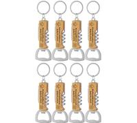 8 piezas de botellas de madera personalizado, regalo para padrinos de boda, despedida de soltero, regalos grabados para padre, abuelo, camarero, patrones y texto personalizados.Multifuncional.