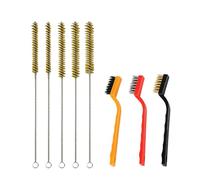 8 Piezas De Cepillo De Limpieza De Alambre De Cobre Y 3 Piezas De Cepillo De Estufa, Cepillo De Limpieza De Tuberías, Cepillo De Espacio, Cepillo De Limpieza Multifunción.