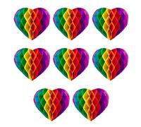 8 piezas de coloridas bolas decorativas de amor, decoraciones de habitación, decoraciones creativas para fiestas, diseño de escenas de fiestas, artículos para fiestas